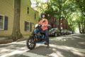 Revel Customer on Moped
