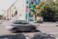 pedestrian crosswalk lively street