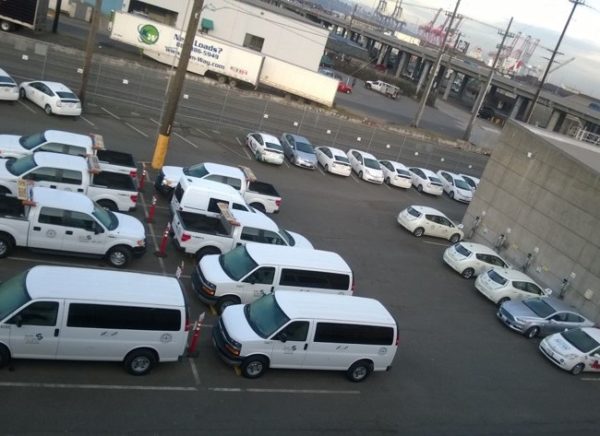 seattle city light parked motor pool