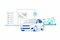Connected Cars using AI for route optimization