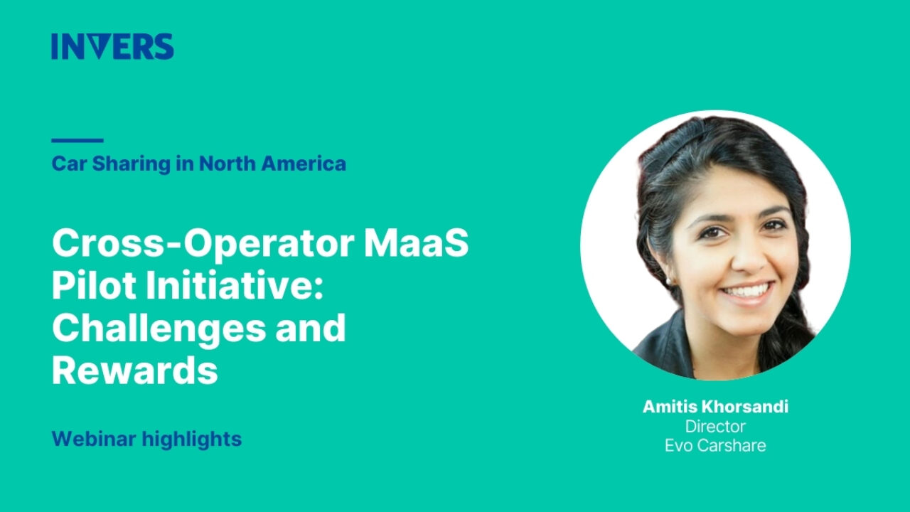 INVERS Webinar Highlights: Cross-Operator MaaS Pilots