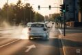 Reckless driving: A car sharing vehicle performing a kickdown