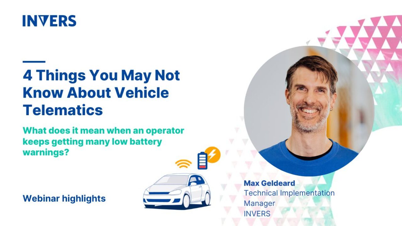 Thumbnail for video snippet on telematics draining vehicle battery from webinar: 4 Things You May Not Know About Telematics