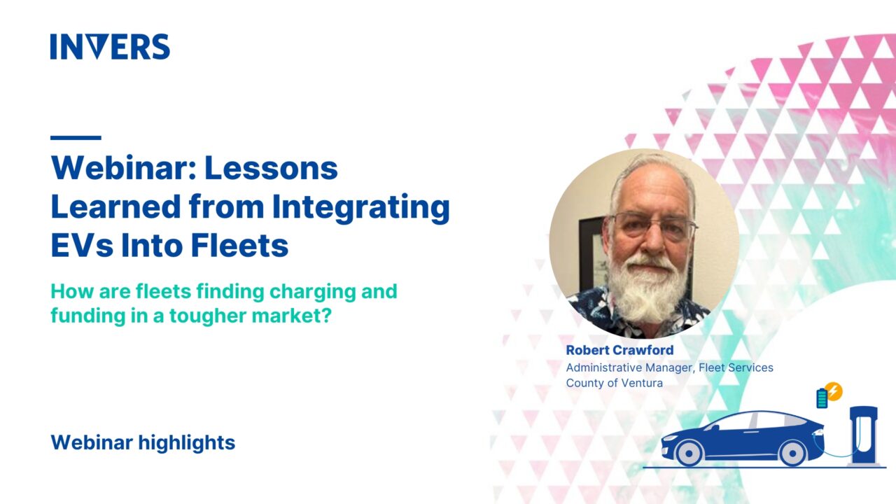 Webinar highlight snippet, Robert shares why charging infrastructure must come before the vehicles